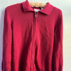 Croft & Barrow red-zip